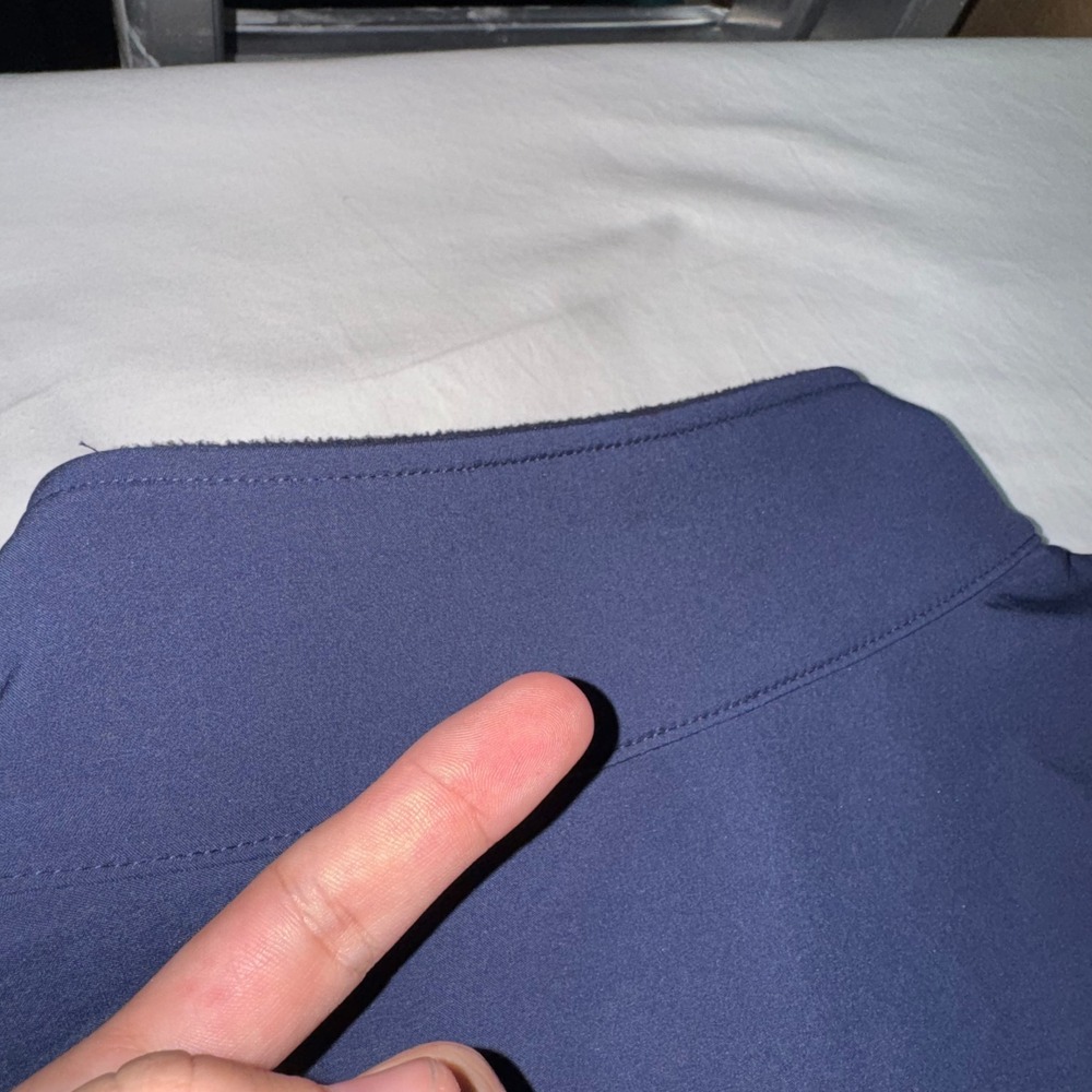 LL Bean Mens XXL Tall Navy‎ Blue Softshell Fleece Lined Full Zip Jacket OHHS2 - Picture 8 of 10